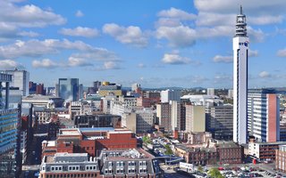 Birmingham skyline from Snowhill