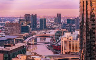 Melbourne city skyline