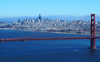 San Francisco from the Marin Headlands